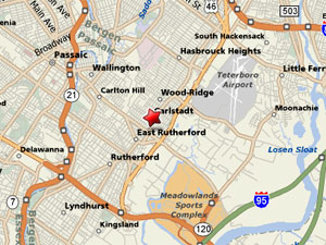 Map of Carlstadt, New Jersey.