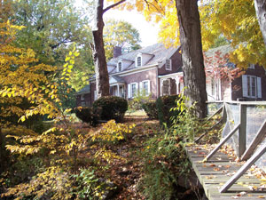 A beautiful street in Nutley, New Jersey.